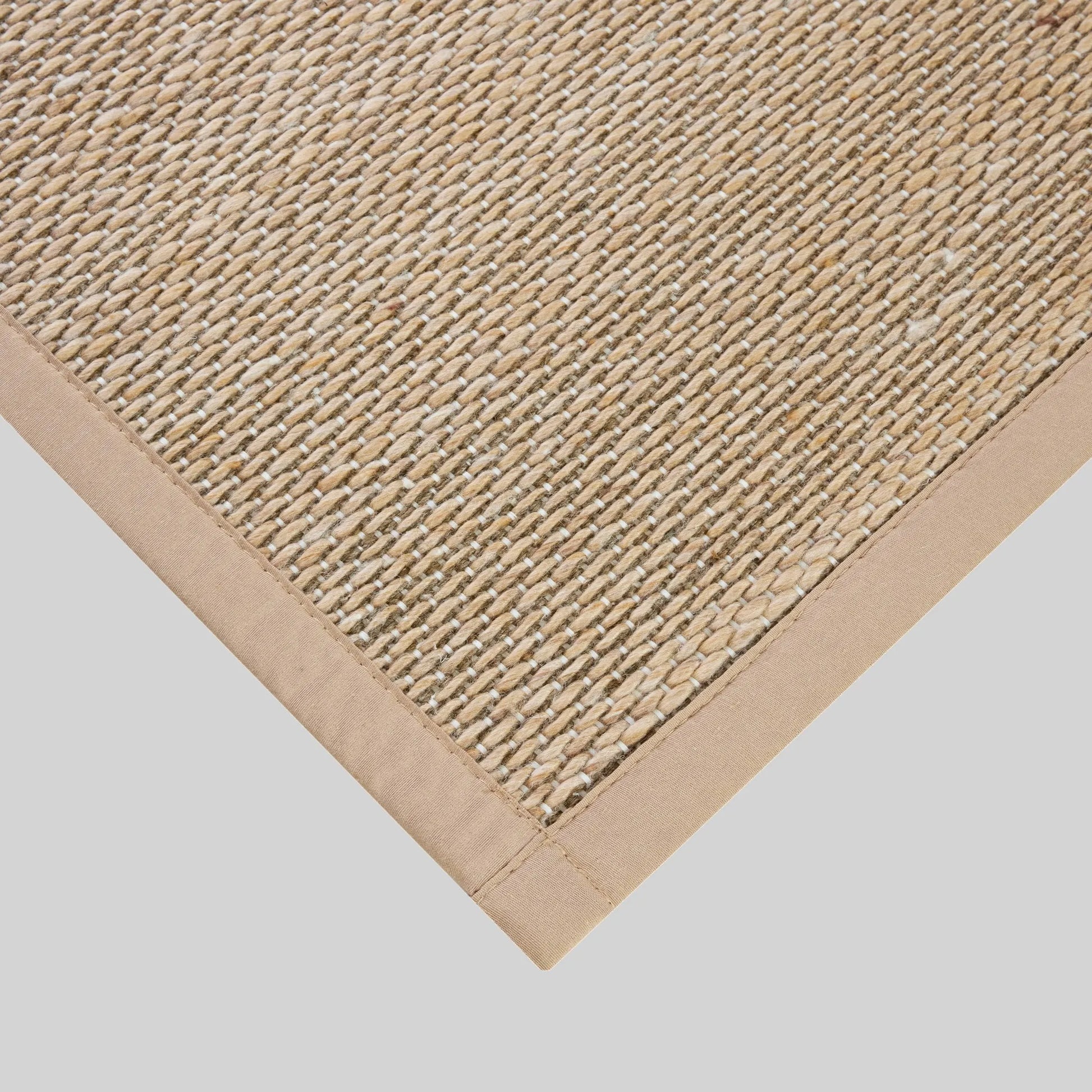 34" x 20" Textured Pet Kitchen Rug Brown