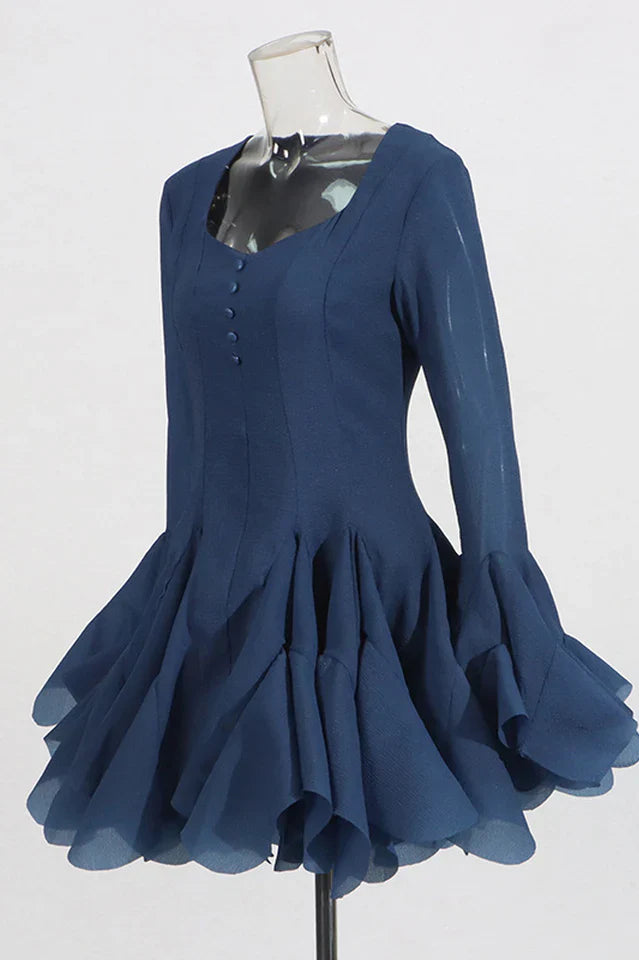 Miranda Asymmetric Hem Mini Dress
