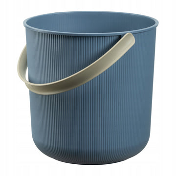 Akita Plast Team bucket with handle, blue color, 10L capacity, 24cm diameter, recycled material, 60810805