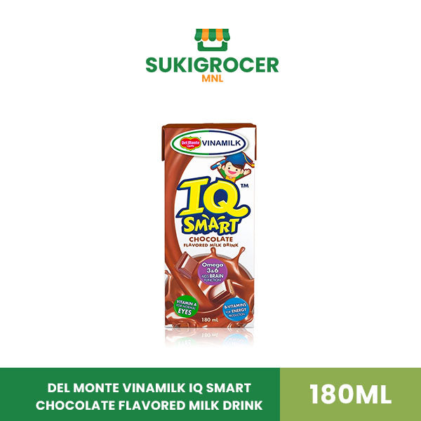 Del Monte Vinamilk IQ Smart Chocolate Flavored Milk Drink 180ML
