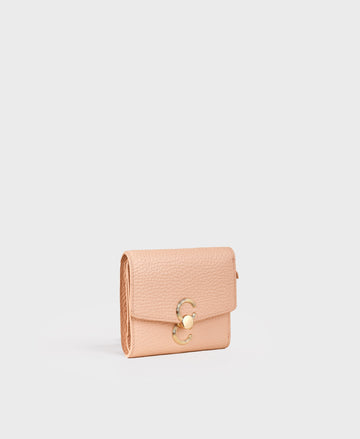 Double-C Wallet - Blush