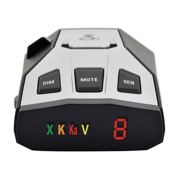 Cobra RAD 350 Laser Radar Detector - Long Range, False Alert Filter, OLED Display, Black