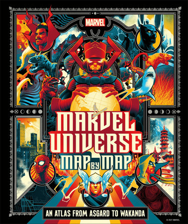 Marvel Universe Map By Map Hardcover by James Hill