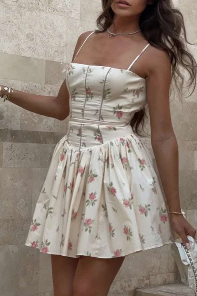 Ysabella Stretch Cotton Mini Sundress