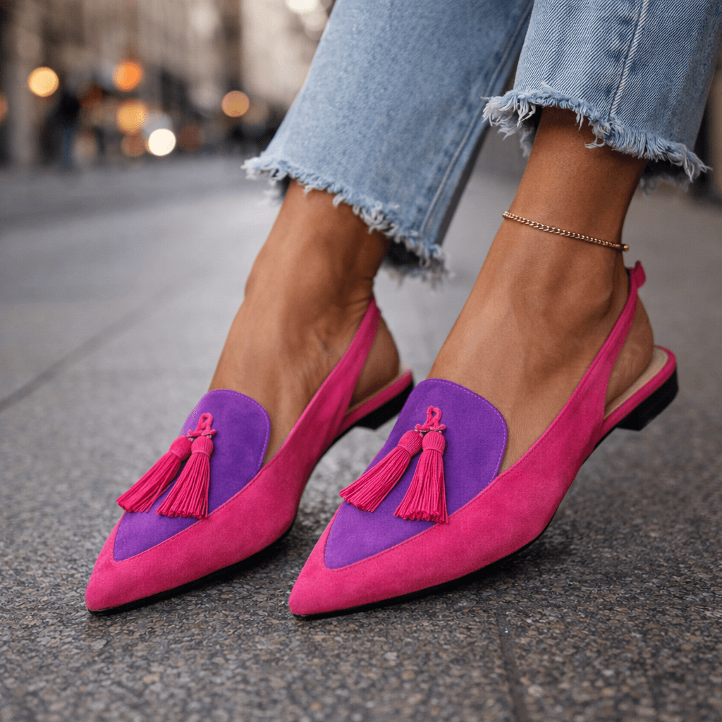 Belvara - Hochwertige Slingback-Ballerinas
