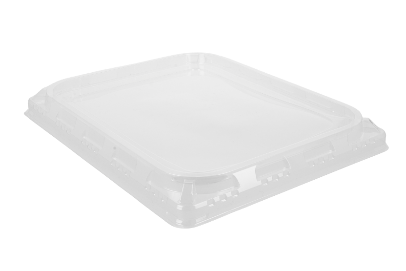 TakeAware.nl PET deksel transparant tbv 1/2 Gastro tray 7 vaks