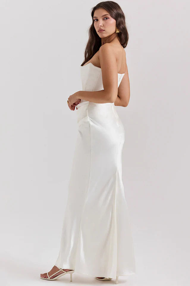 Persephone Off Shoulder Bustier Dress