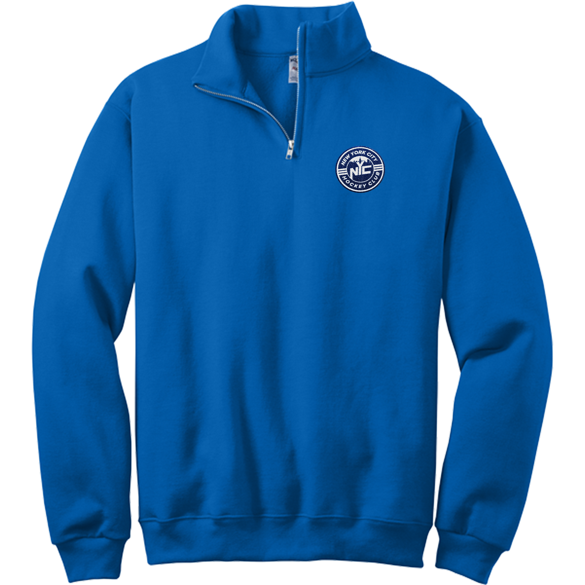 NYC Hockey Club NuBlend 1/4-Zip Cadet Collar Sweatshirt