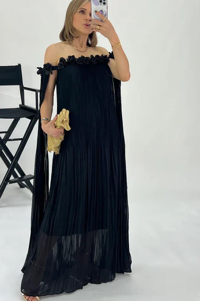 Regina Rosette Detail Maxi Dress