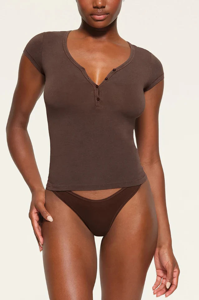 New Vintage Henley T-Shirt
