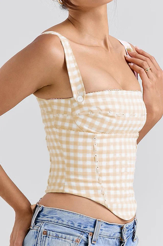 Lottie Shortcake Gingham Corset