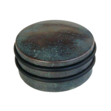 Fama deurstop (los gewicht) FP680 Ø 90 mm, groen brons