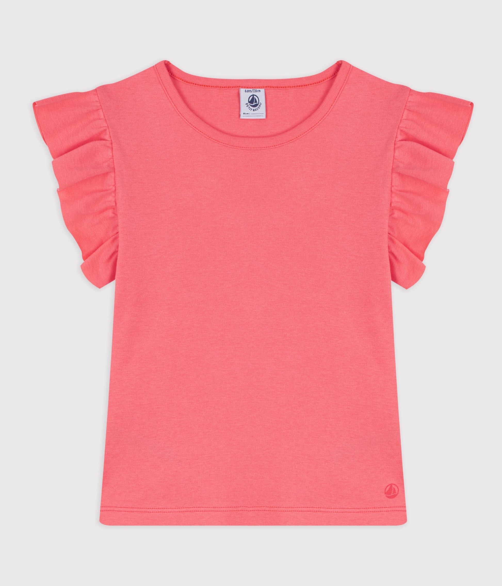 tee-shirt-enfant-manches-courtes-en-coton-uni