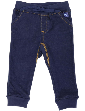 A1104D Over the Moon Denim Knit Leggings-Pants & Shorts-Korango_Australia-Kids_Fashion-Children's_Wear
