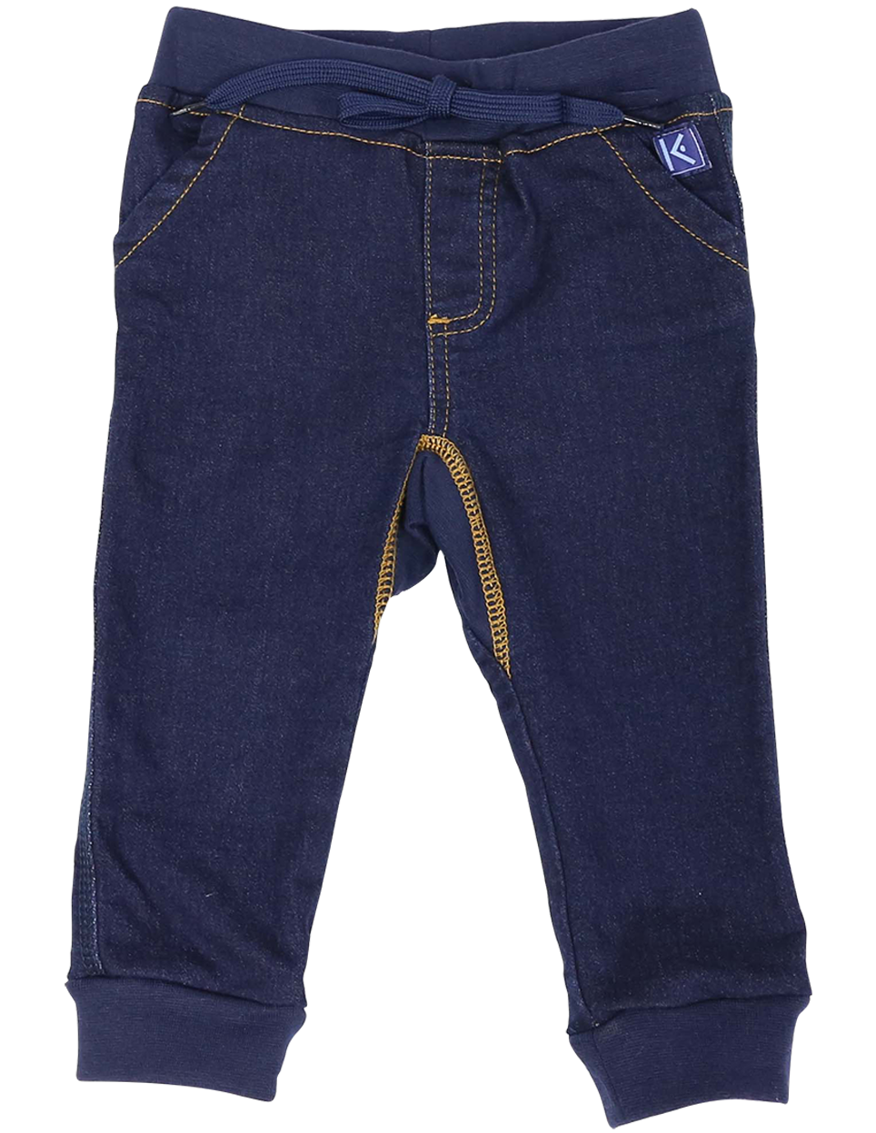 A1104D Over the Moon Denim Knit Leggings-Pants & Shorts-Korango_Australia-Kids_Fashion-Children's_Wear