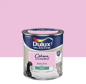 Peinture Crème de Couleur Dulux Valentine satin baby doll 0,5L
