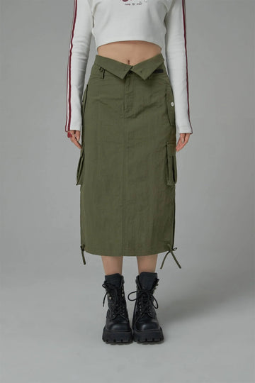 Foldup A line cargo Skirt