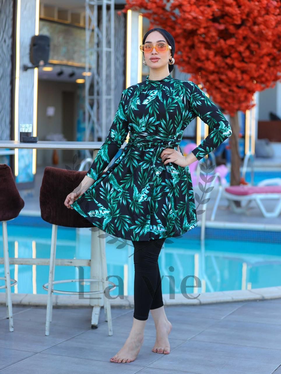 Jana Palmera - Burkini 3 Pcs - Éclat nature en Mouvement