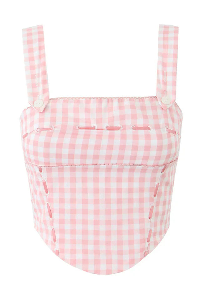 Lottie Shortcake Gingham Corset