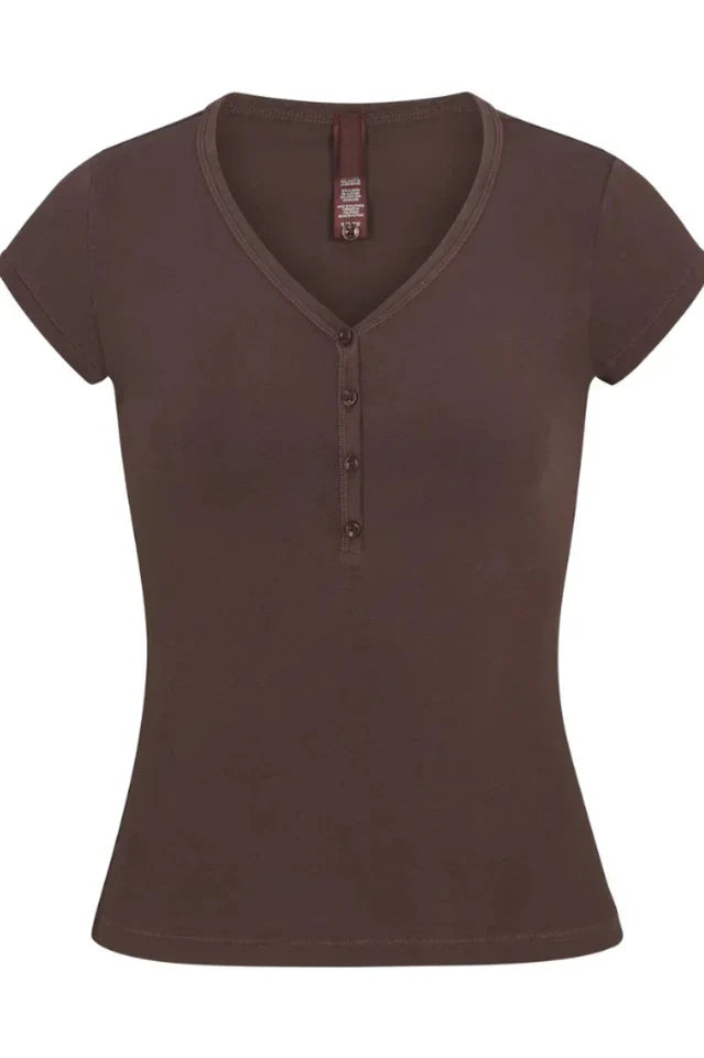 New Vintage Henley T-Shirt