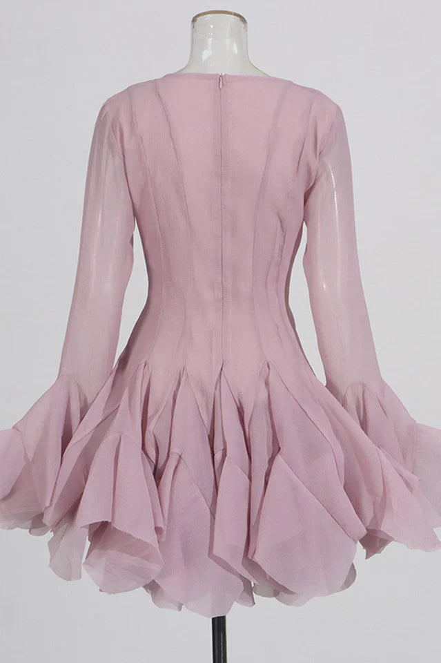 Miranda Asymmetric Hem Mini Dress