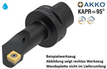 AC5 SCLCR 17090 12 H AKKO Monoblock-Drehhalter rechts
<br/>mit Polygonschaft, Schneidkopf kompatibel mit Capto 5
