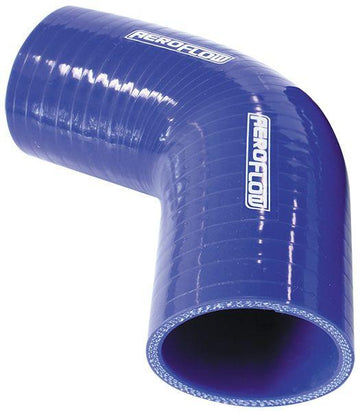 Aeroflow Gloss Blue 67° Silicone Elbow Hose 2-1/2" (63mm) I.D (AF9008-250) AF9008-250