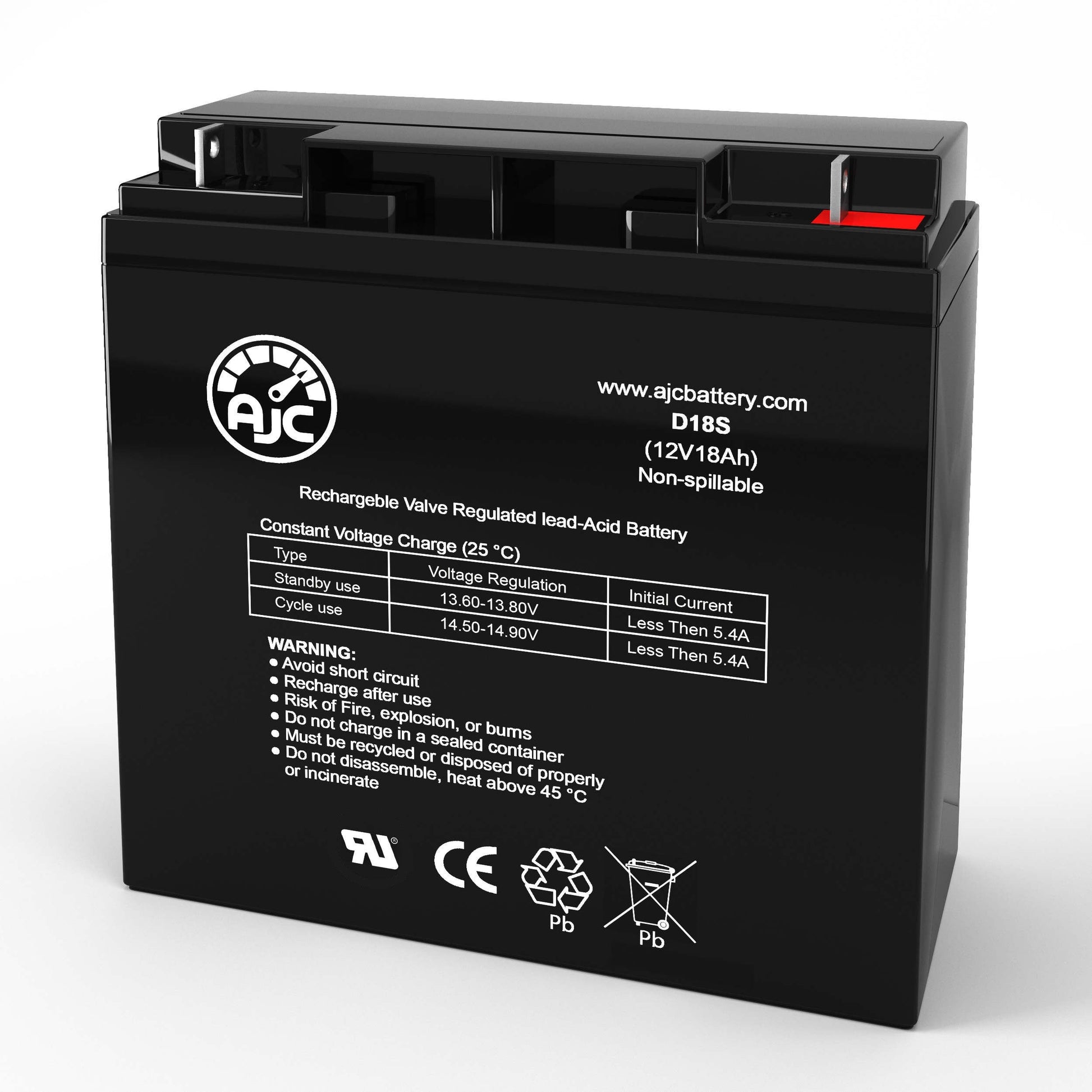 EaglePicher Carefree CF12V17 12V 18Ah Sealed Lead Acid Replacement Battery