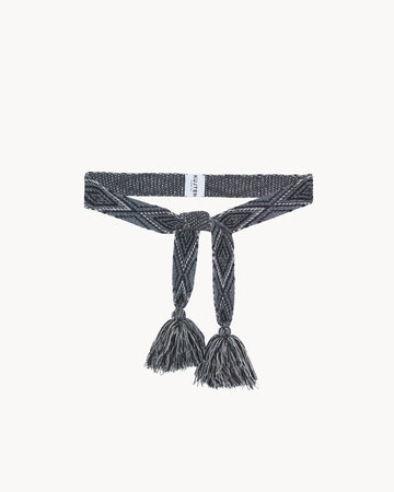 Ceinture en cachemire gris pour femme - Kujten packshot
