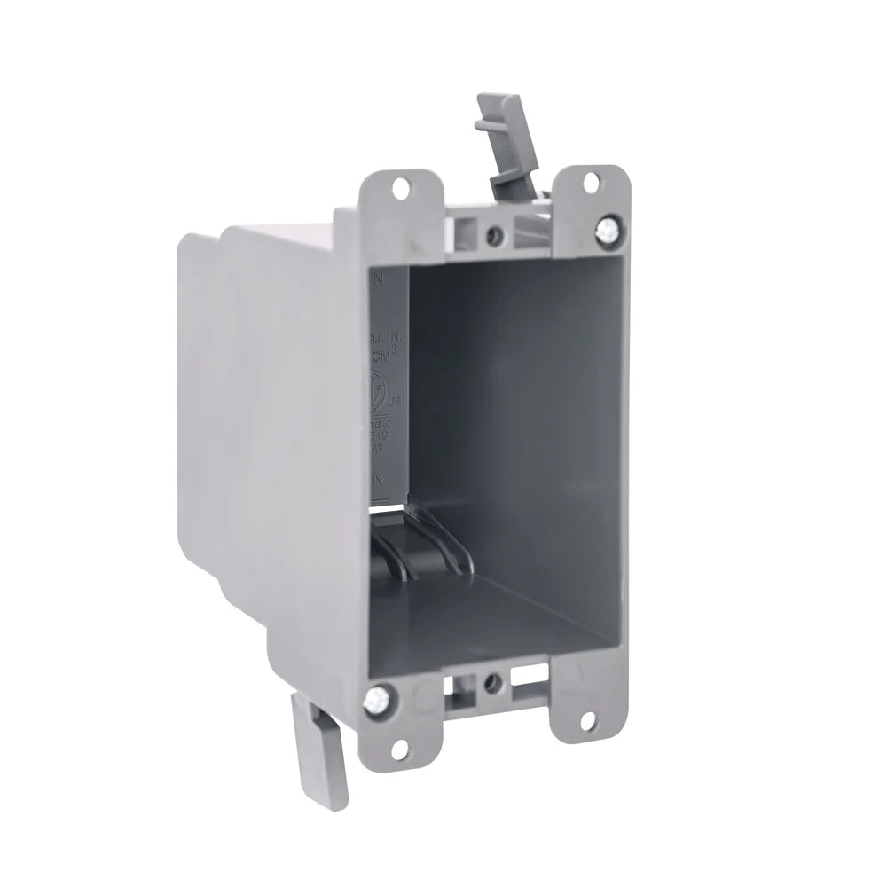 Malibu MapleBox™ P1GT-20 Non-Metallic One-Gang Outlet Box - Old Work, 20 Cubic