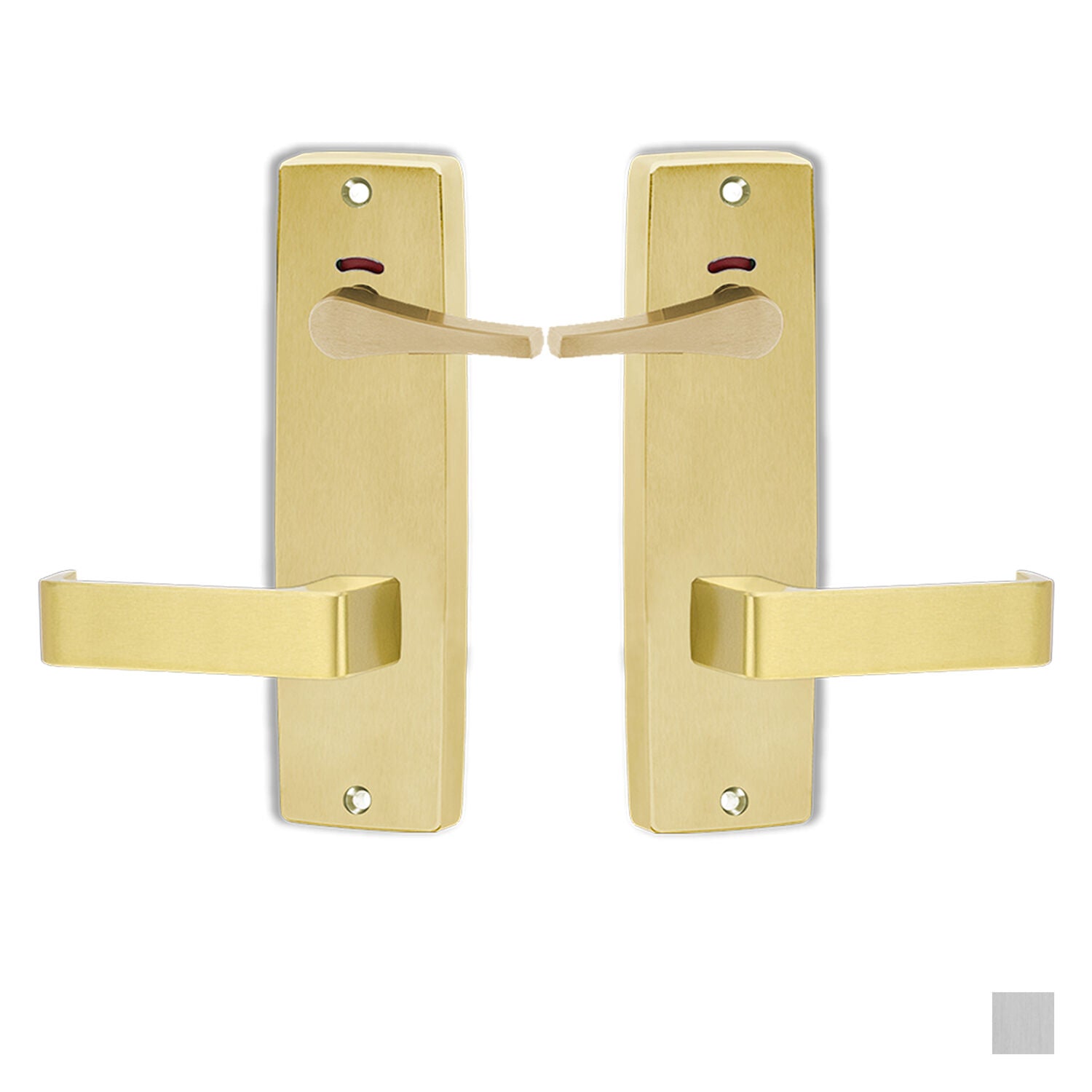 Lockwood 1941 Square End Privacy Disabled Turn 90 Lever - Available in Various Finishes and Handing