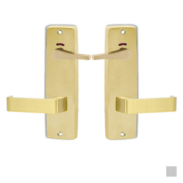 Lockwood 1941 Square End Privacy Disabled Turn 90 Lever - Available in Various Finishes and Handing