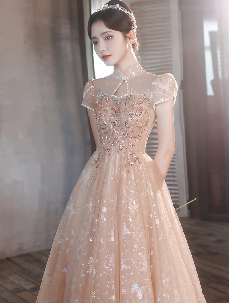 Aesthetic Party Outfit Charming Formal Prom Banquet Long Dress