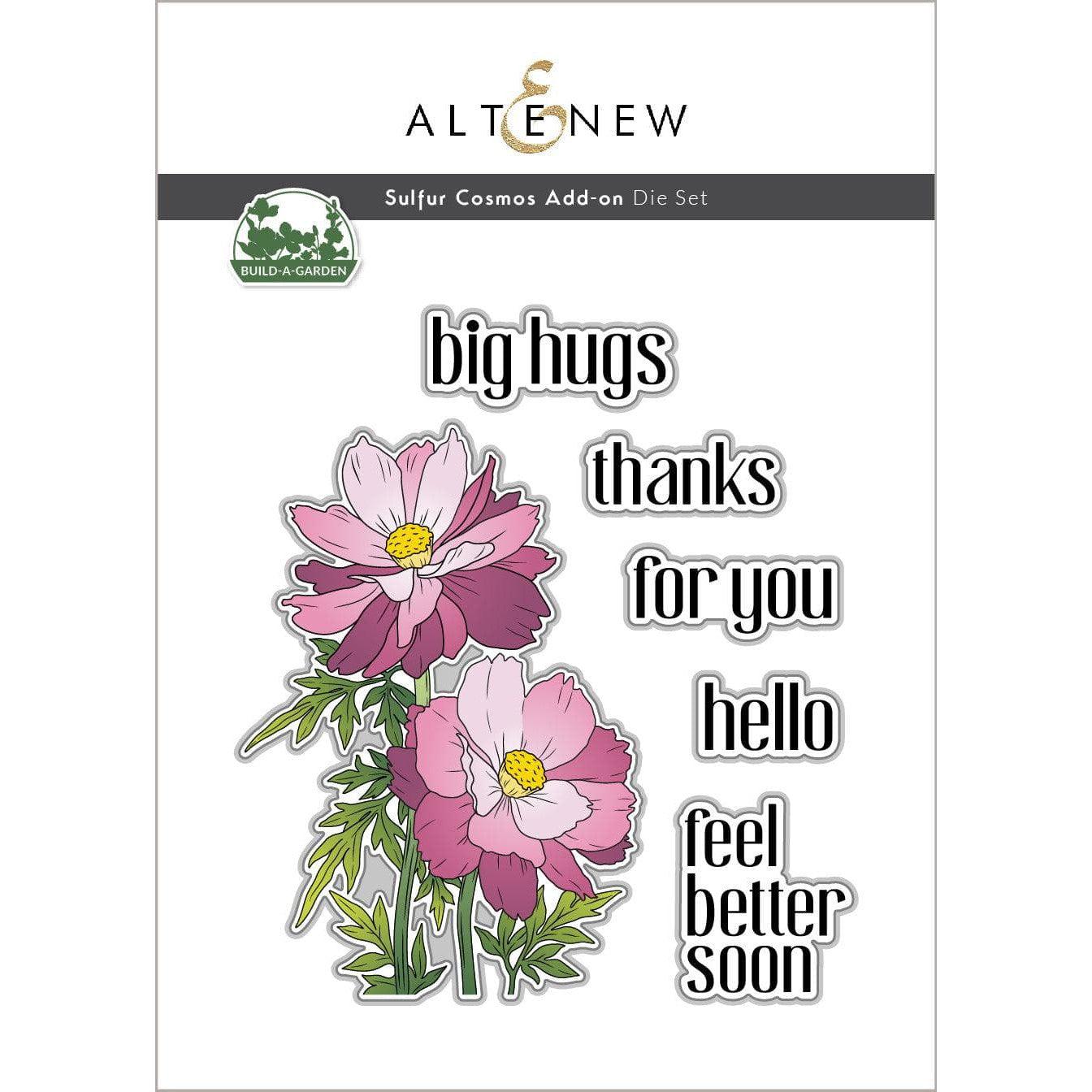 Altenew - Dies - Build-A-Garden: Sulfur Cosmos Add-On-ScrapbookPal