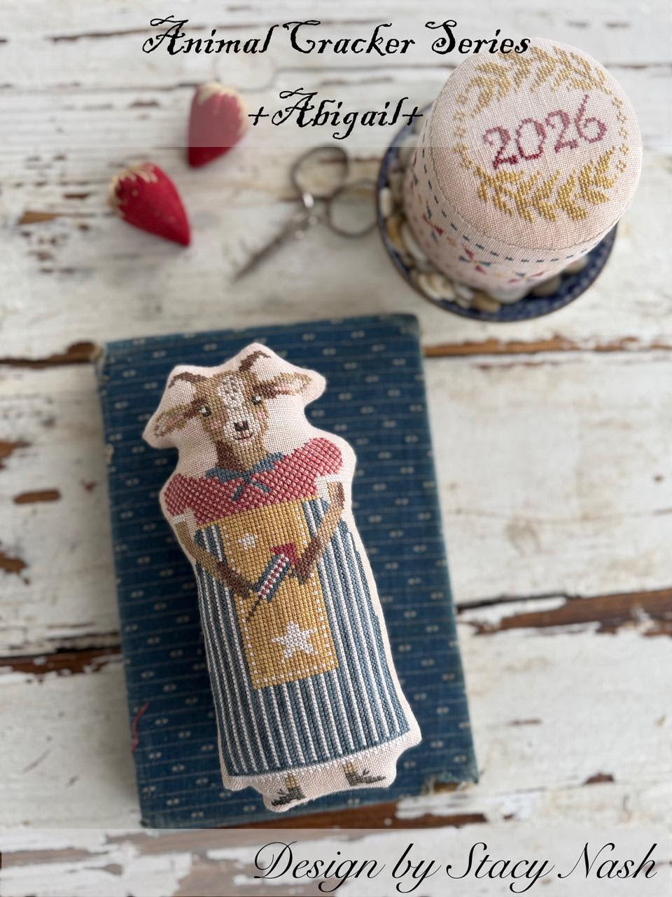 Animal Crackers Series +Abigail+ ~ Stacy Nash ~ Nashville Needlework Market 2026