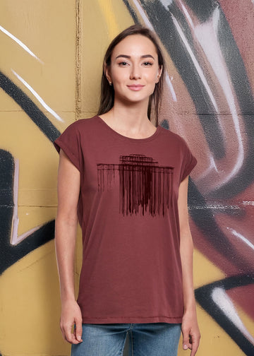 Artist Anon Brighton - Artist Anon Brighton Women's West Pier t-shirt - T-Shirt - Classic, West Pier, Women's