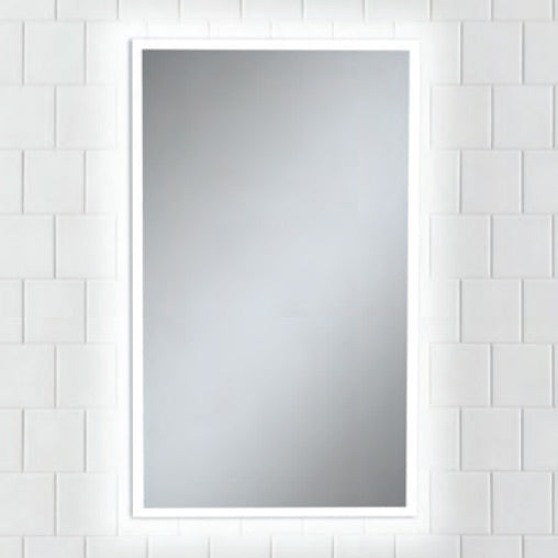 Bobrick B-167 2448 (24 x 48) LED Backlit Mirror - EdgeLit, 24"W x 48”H