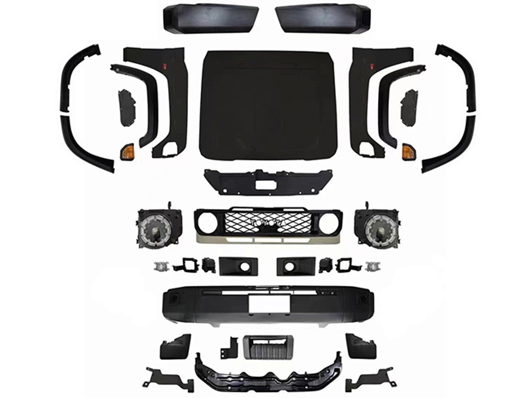 Body Kit de Conversion para Toyota Land Cruiser Series 70-71-76-77-78-79 a 2026