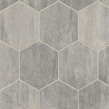 CushionStep Stone Hex in Meadow Mist 12' Vinyl Sheet Goods