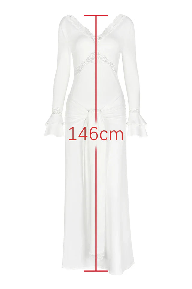 Electra Slinky Lace Maxi Dress