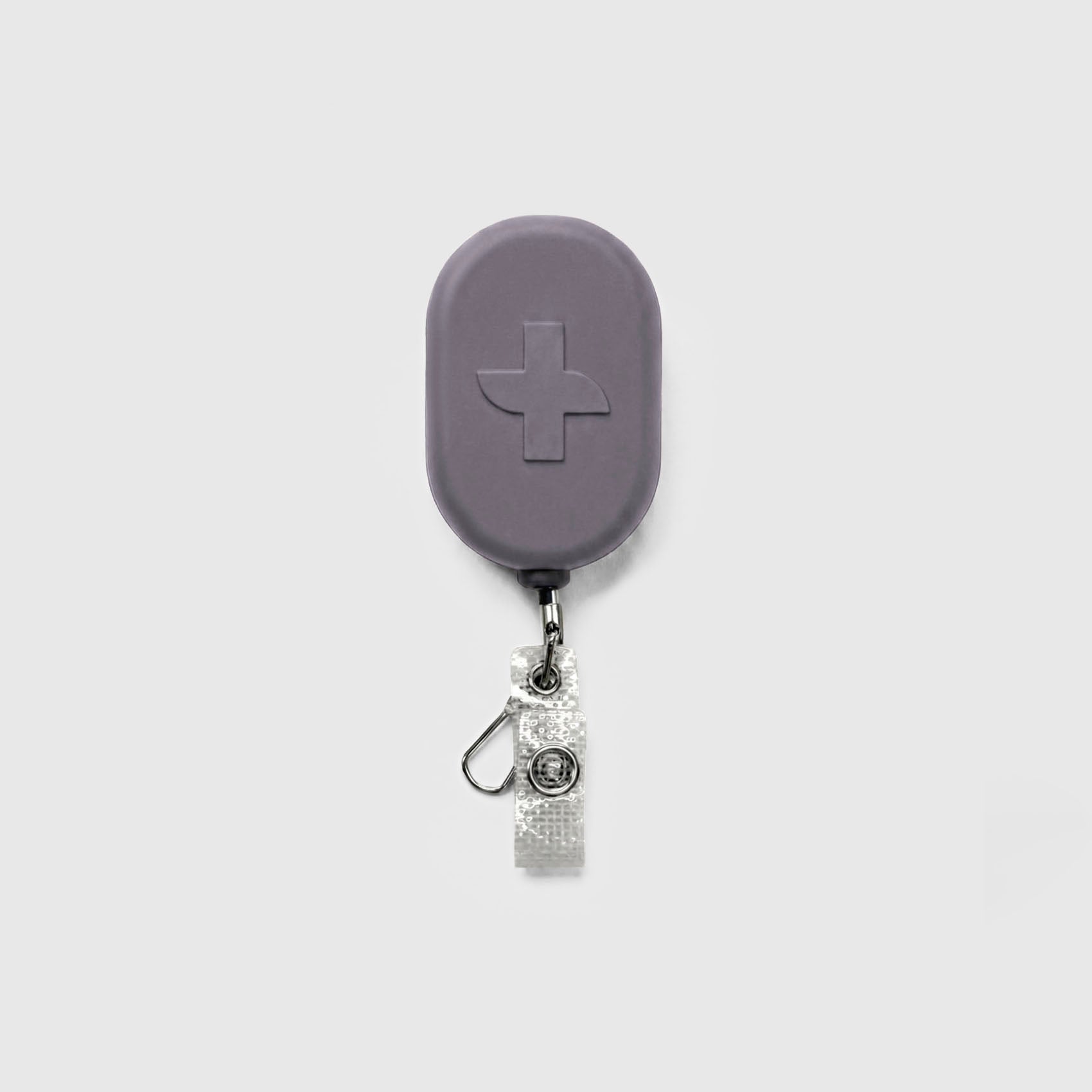 FIGS Grey Logo Badge Reel
