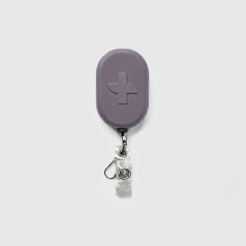 FIGS Grey Logo Badge Reel
