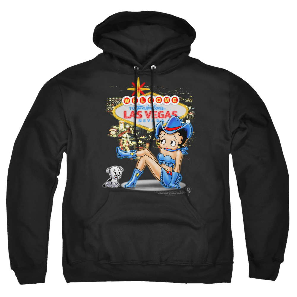 Betty Boop Welcome Las Vegas - Pullover Hoodie Pullover Hoodie Betty Boop