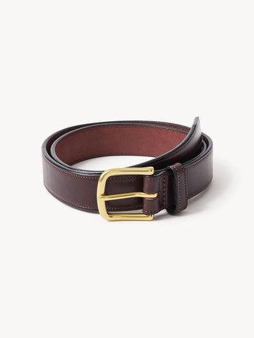 Dark Brown Semi-Fancy American Dress Belt