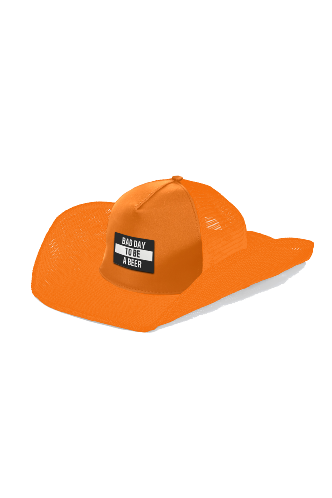 BAD DAY TO BE A BEER (BLACK) COWBOY SNAPBACK: 5 PANEL