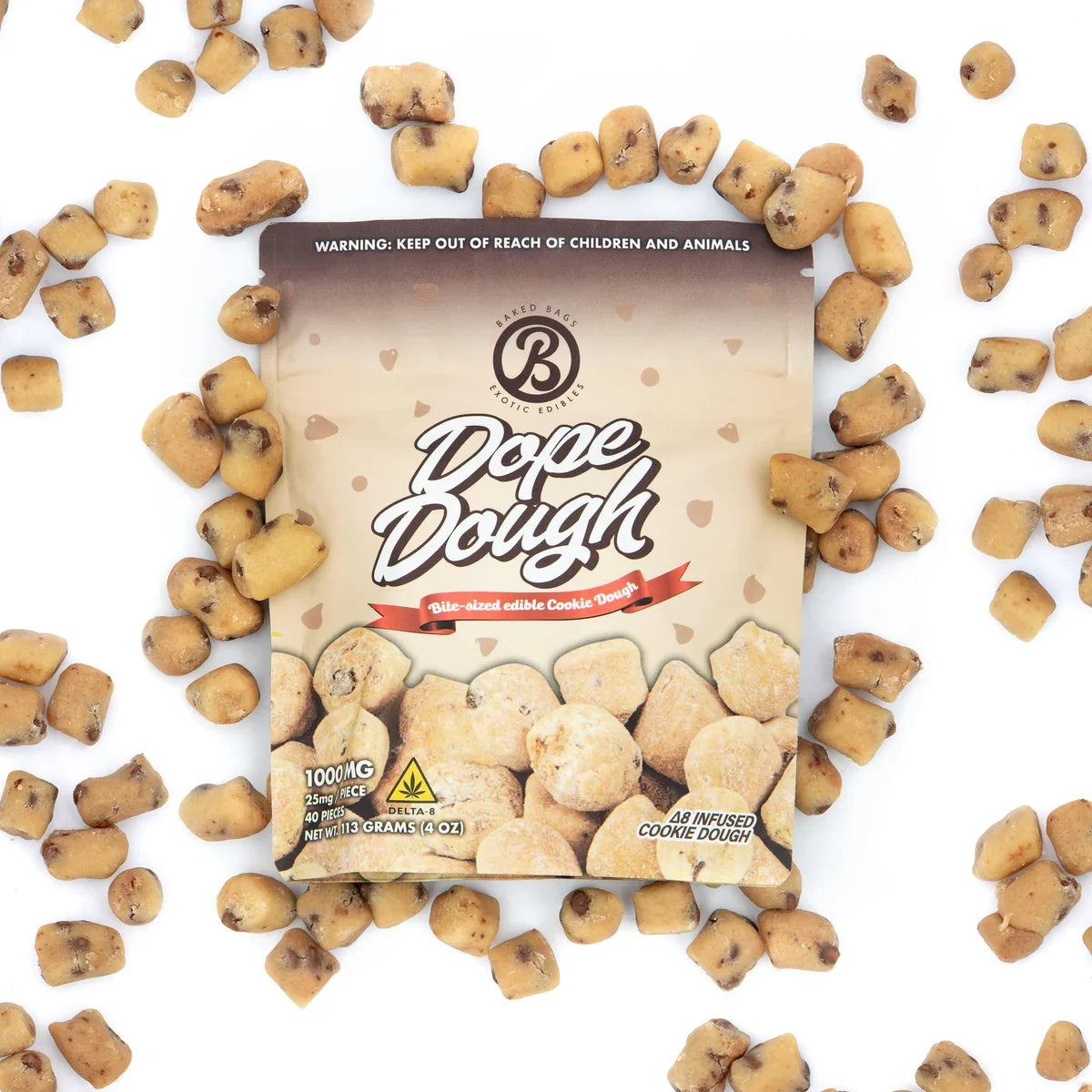 DOPE DOUGH D9 BITE SIZED EDIBLES 200MG (5MG / 40PC)