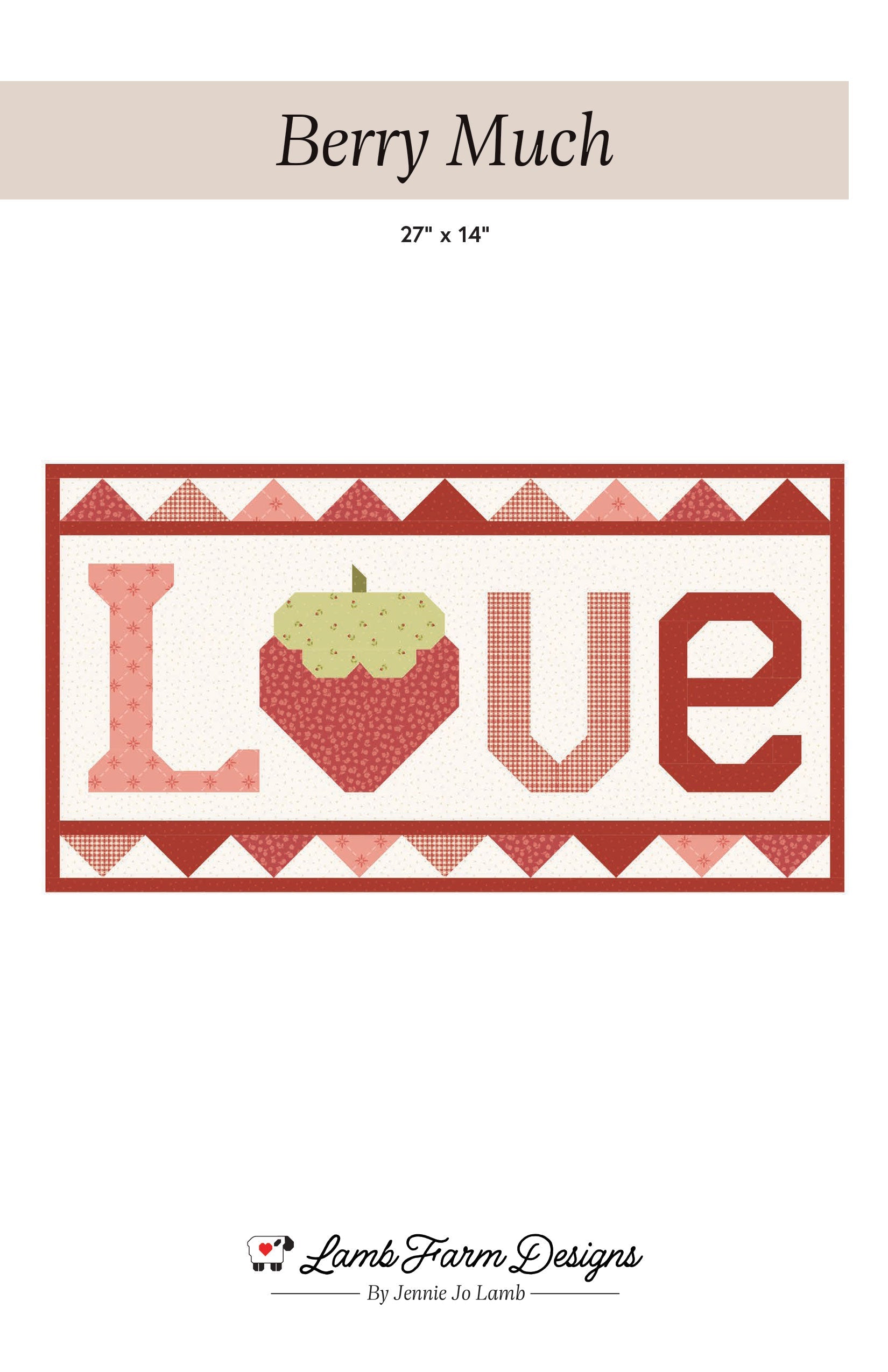 Berry Much PDF Mini Quilt Pattern