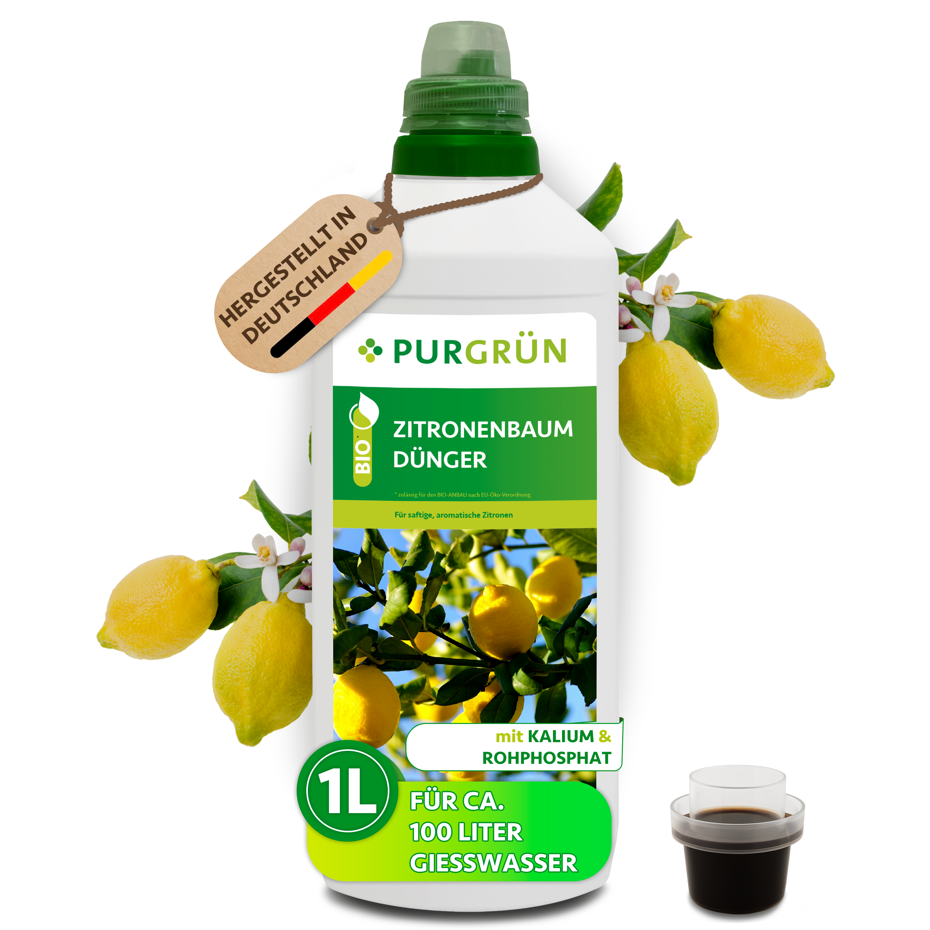 Bio-Zitronenbaum-Dünger 1 Liter