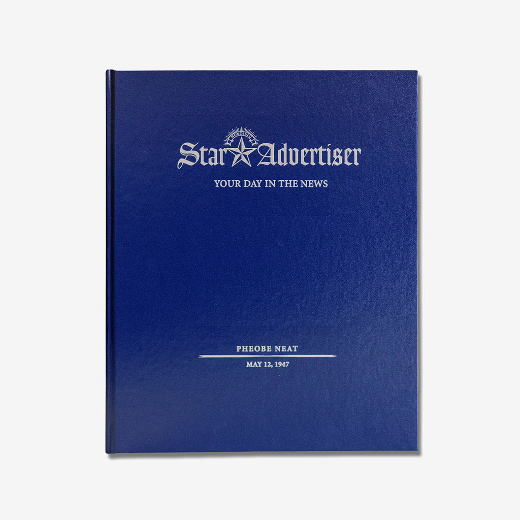 Honolulu Star-Advertiser Custom Birthday Book