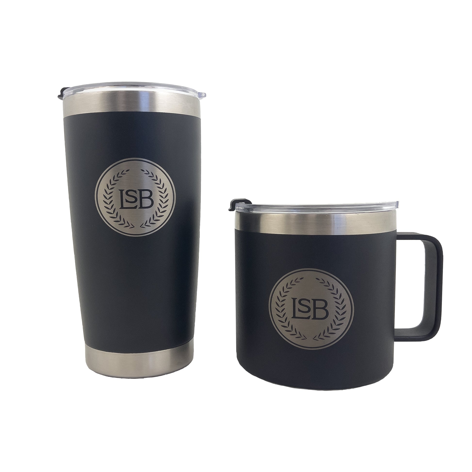 LSB Stainless Steel Coffee Mug & Tumbler Set